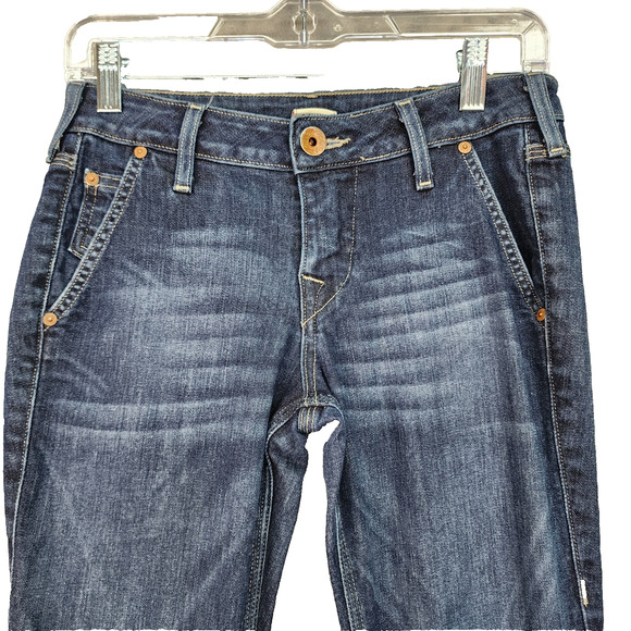 Vintage True Religion Jeans Women 26 (26x28) Stella Skinny Stretch Blue Denim - Picture 4 of 13